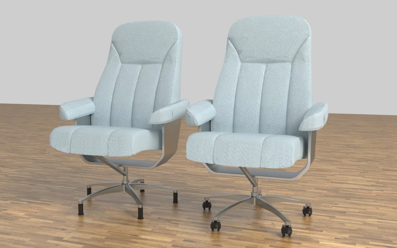 Boss Office Chair 3 3D Model .c4d .max .obj .3ds .fbx .stl .blend 