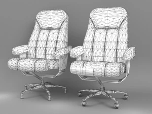 Boss Office Chair 3 3D Model