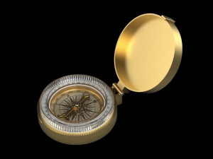 Gold Compass 3D 模型