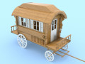 Caravan Modello 3D