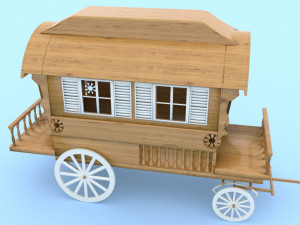 Caravan 3D 模型