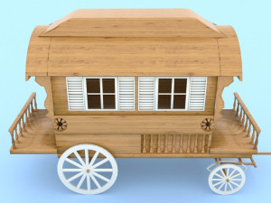 Caravan 3D 模型