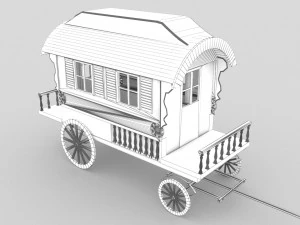 Caravan 3D Model