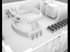 Hospital Floor 3D Model