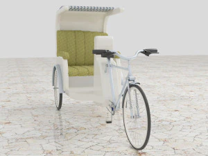 Bike Rickshaw 5 - 4K 3D Model