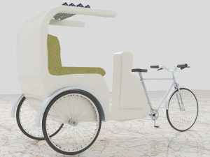 Bike Rickshaw 5 - 4K 3D Model