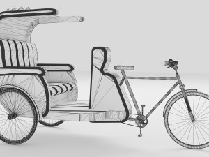 Bike Rickshaw 5 - 4K 3Dモデル