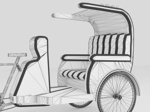 Bike Rickshaw 5 - 4K 3D Model