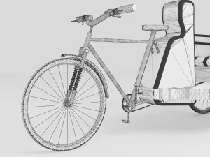 Bike Rickshaw 5 - 4K 3D Model