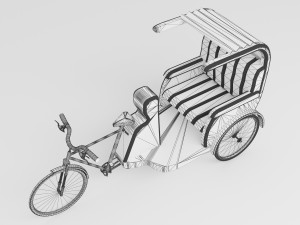 Bike Rickshaw 5 - 4K 3Dモデル