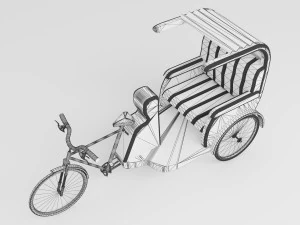 Bike Rickshaw 5 - 4K 3D Model