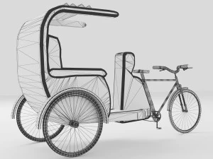 Bike Rickshaw 5 - 4K 3D Model
