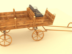 Pony Carriage 3D Model