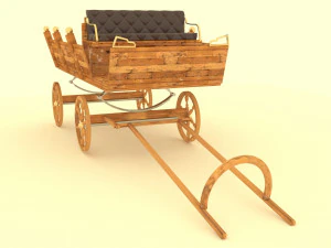 Pony Carriage 3D Model
