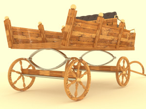 Pony Carriage 3D Model