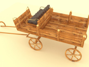 Pony Carriage 3D Model