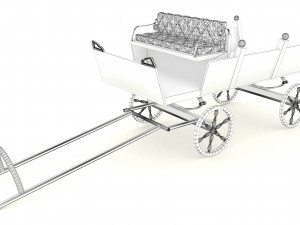 Pony Carriage 3D Model