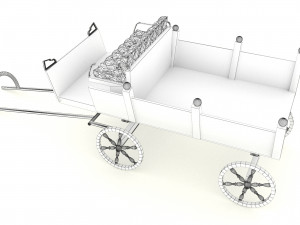 Pony Carriage 3D Model