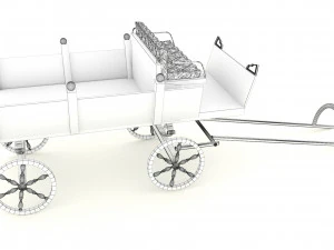 Pony Carriage 3D Model