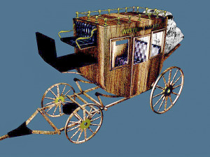 Western Wagon 5 Modelo 3D