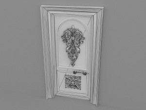 Exterior Door 3D Model