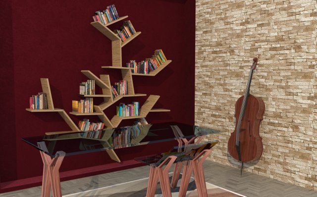 Showroom Modelo 3D .c4d .max .obj .3ds .fbx .stl .blend 