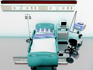 Intensive Care Unit 3D-Modell