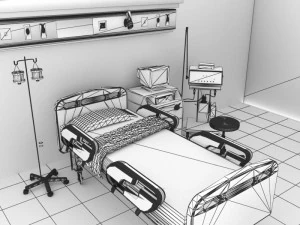 Intensive Care Unit 3D Model