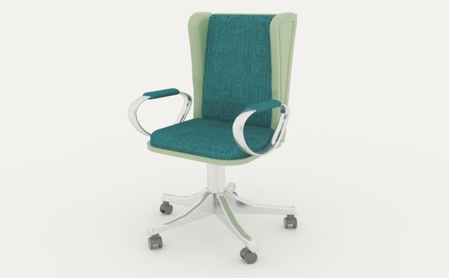 Elite Office Chair 3D Модель .c4d .max .obj .3ds .fbx .stl .blend