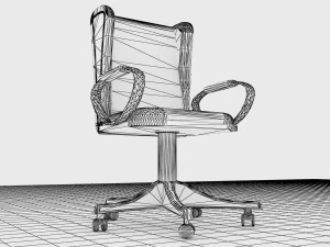 Elite Office Chair 3D Model
