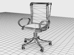 Elite Office Chair 3D Model
