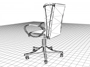 Elite Office Chair 3D Model