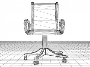 Elite Office Chair 3D Model