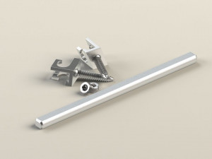 Human Spine and Implant Modèle 3D