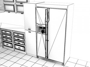 Kitchen 2 3D Modell