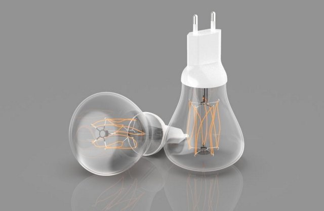 Rustic Plug Bulb 3D Model .c4d .max .obj .3ds .fbx .stl .blend 