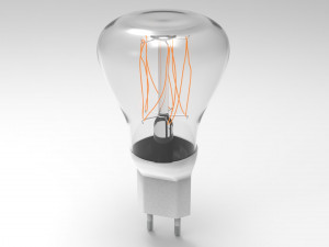 Rustic Plug Bulb 3D Model
