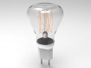 Rustic Plug Bulb 3D Model
