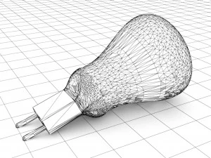 Rustic Plug Bulb 3D Model