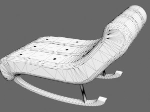 TV Chair Modello 3D