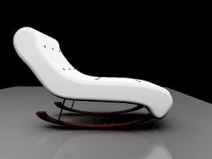TV Chair Modello 3D