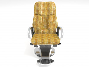 Snakeskin Barber Chair 3D 模型