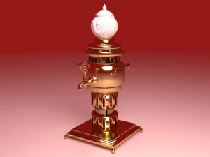 Brass Samovar 3D Model