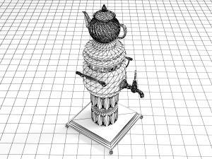 Brass Samovar 3D 模型
