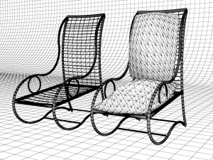 Bamboo Chair 3D Модель