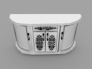 Buffet 3D-Modell