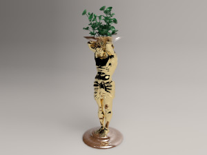 Flower Stand 4K 3D Model