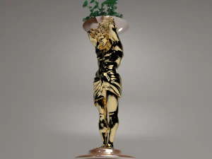 Flower Stand 4K 3D Model