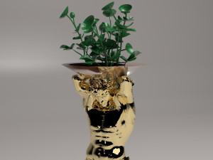 Flower Stand 4K 3D Model