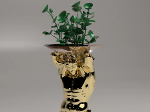 Flower Stand 4K 3D Model